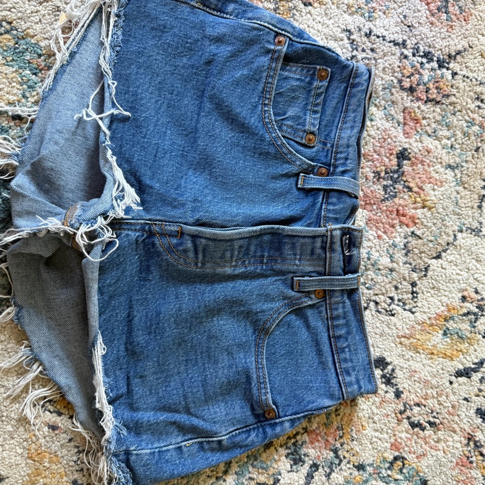 Levi's Classic Blue Denim Shorts